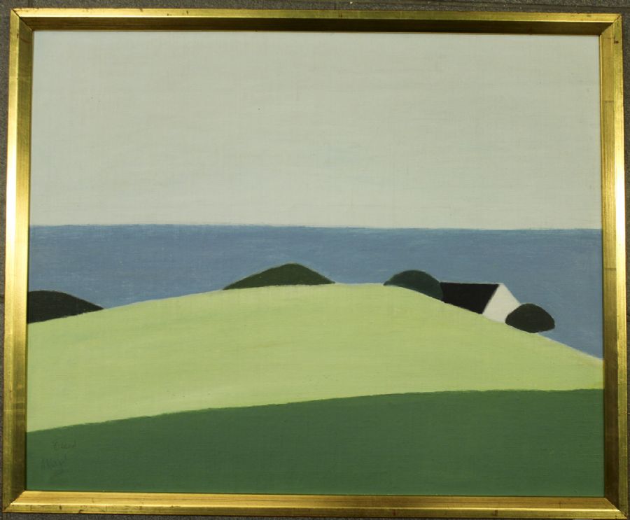 Oljemålning, Axel Kargel (1896-1971), Strand Öland, 1965, 44 x 54
